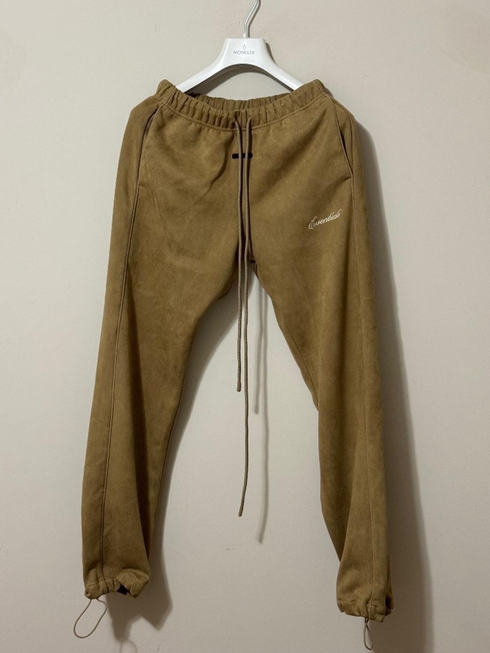 Fear of God essentials Womens Sueded Fleece Signature Relaxed Pant